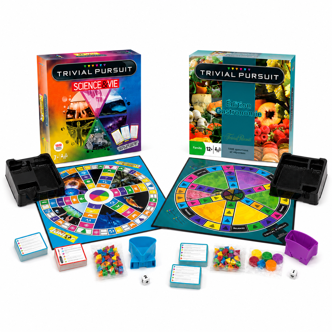 Board Game Quiz - Trivia Quiz Board Game Set, Classic