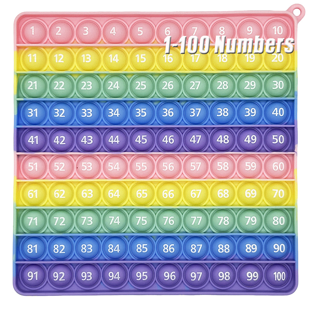 Board Game Digital - 1-100 Numbers Counting Math Games Fidget