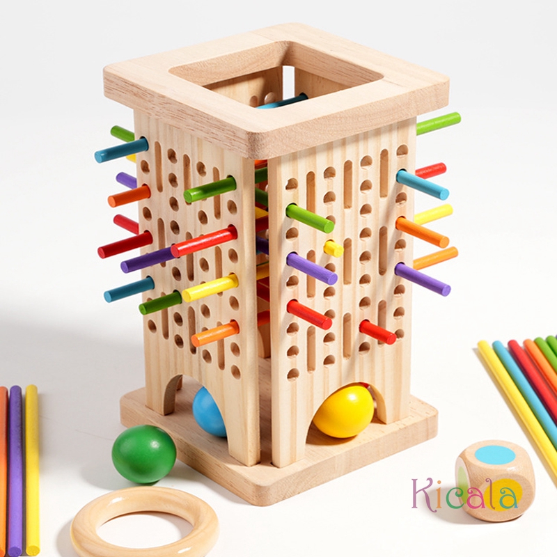 Montessori Game Wooden Board G - Dice Tower Wooden recensione e prezzo
