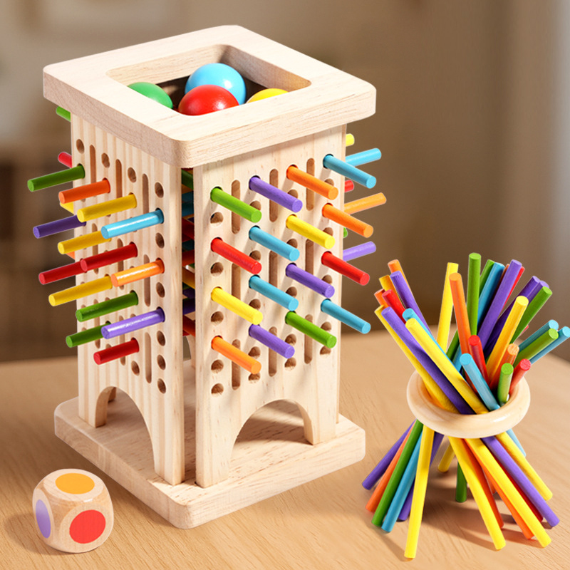 Montessori Game Wooden Board G - Dice Tower Wooden recensione e prezzo
