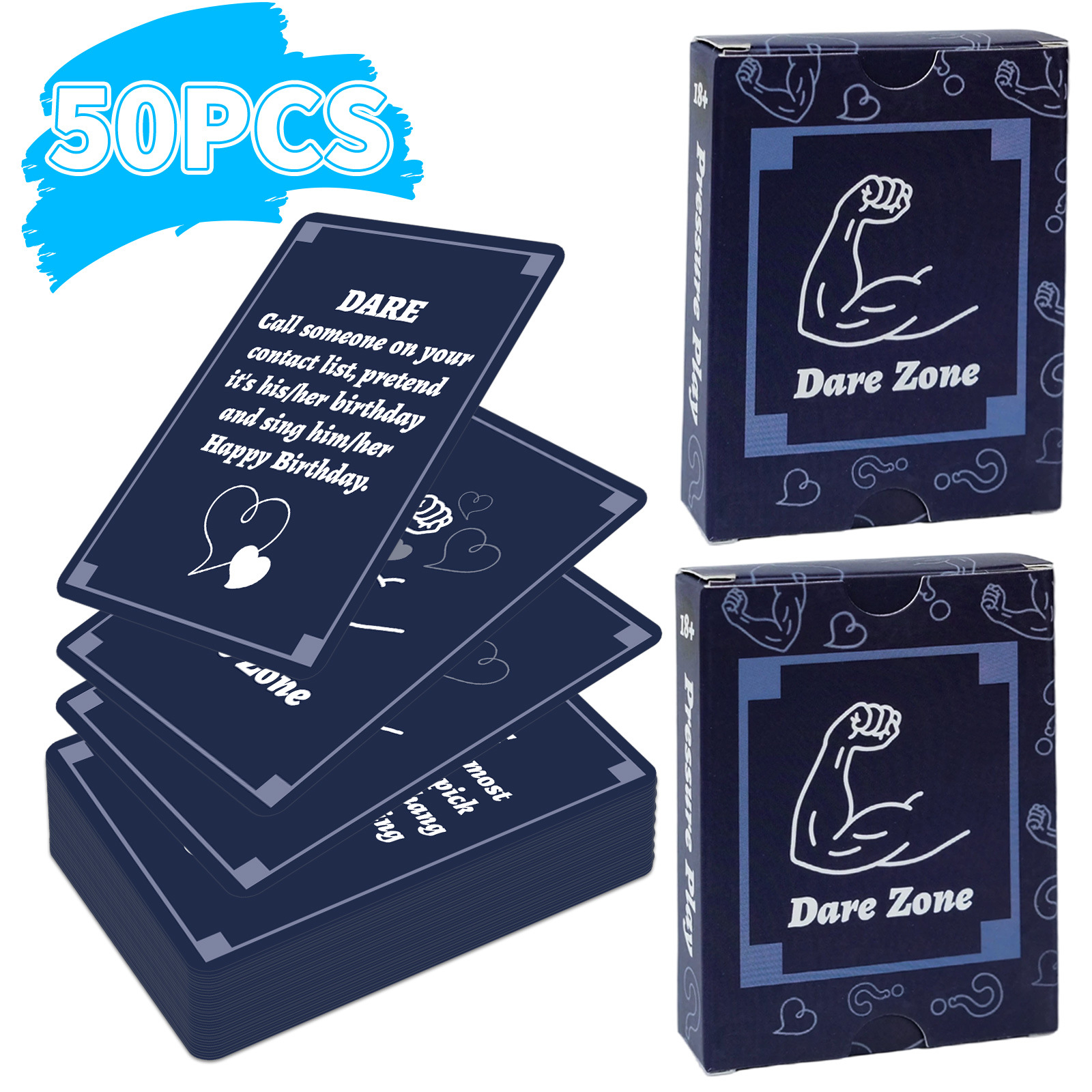 50Pcs Party Game Cards for Adu - Board Game Quiz recensione e prezzo