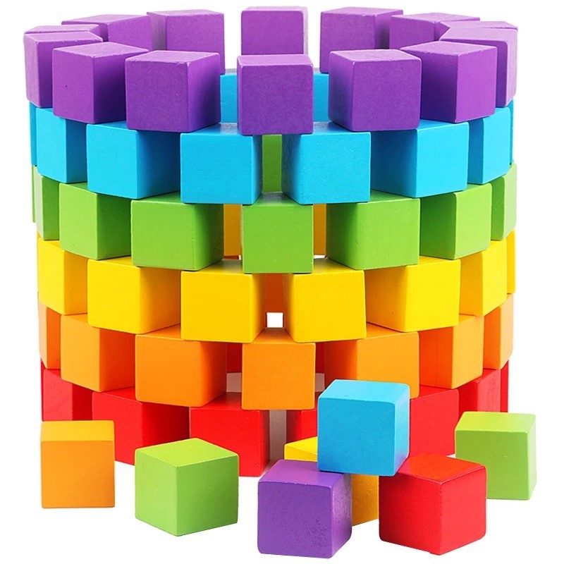 30Pcs/lot 2X2CM Wooden Colorfu - Dice Tower Wooden recensione e prezzo
