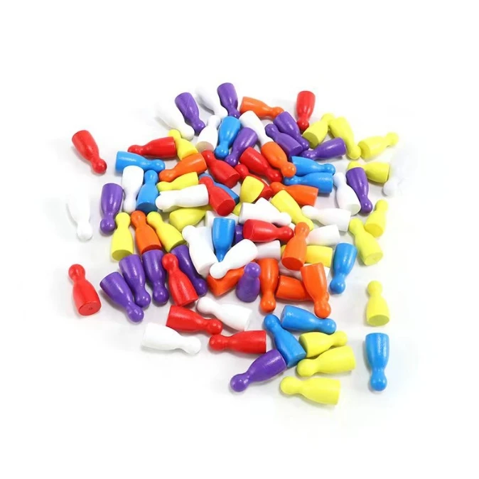 100 Pcs Colorful Wooden Chess  - Board Game Quiz recensione e prezzo