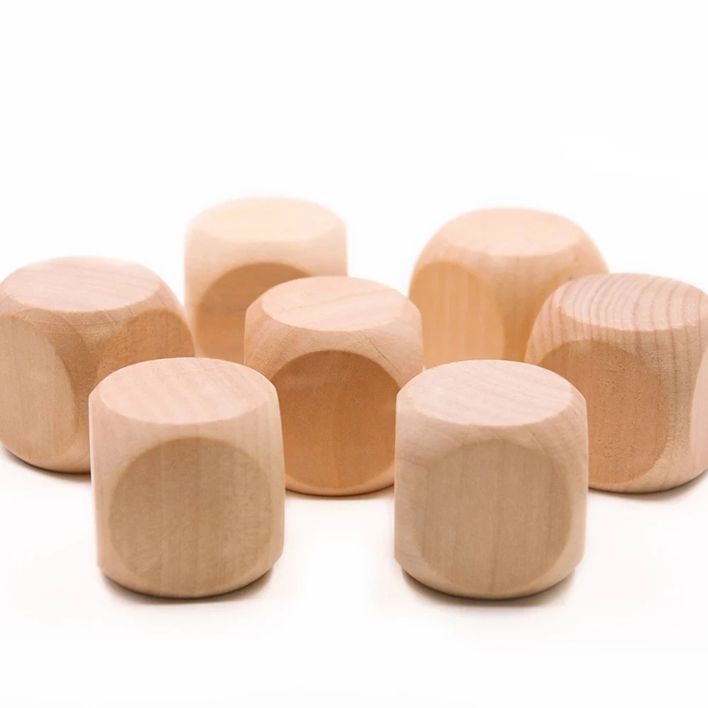 10 Pcs Blank Wooden Dice Unfin - Dice Tower Wooden recensione e prezzo