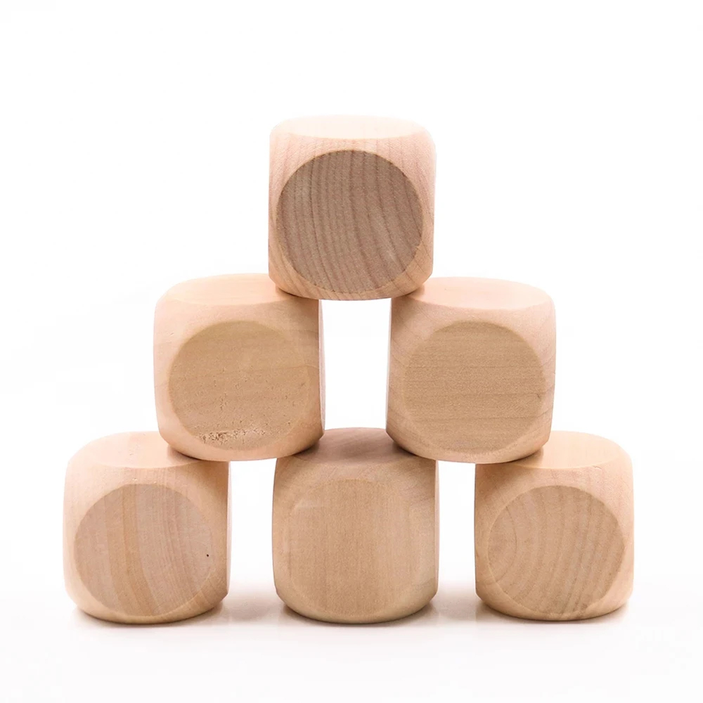 10 Pcs Blank Wooden Dice Unfin - Dice Tower Wooden recensione e prezzo