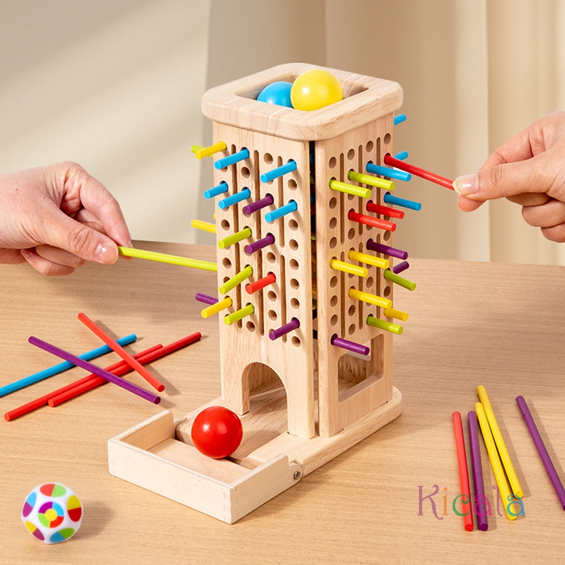 Montessori Game Wooden Stick T - Dice Tower Wooden recensione e prezzo