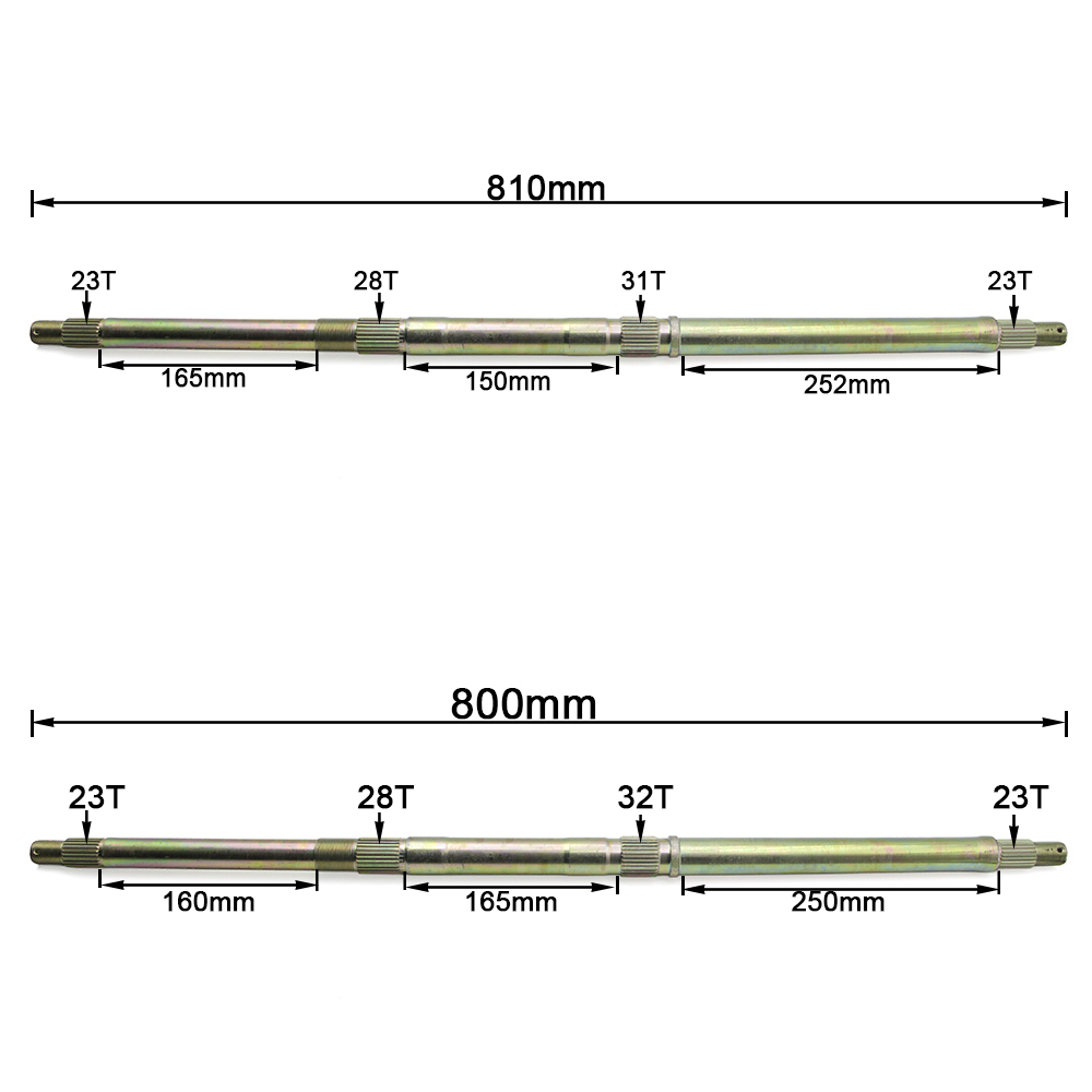 ATV 800mm/810mm Rear Axle For  - Board Game Go recensione e prezzo
