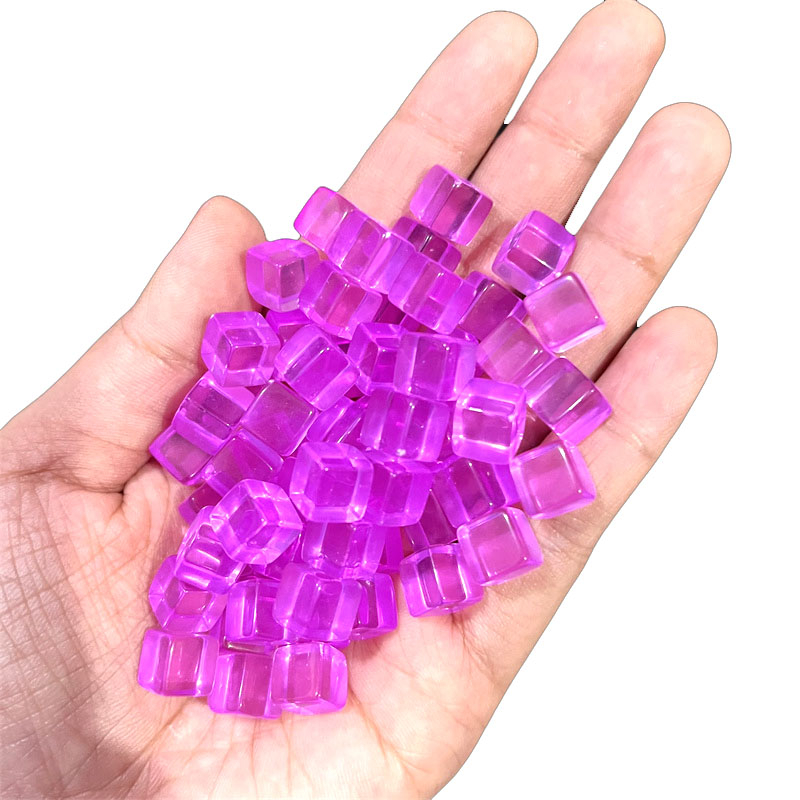 100pcs/set 8mm Clear Cube Dice - Board Game Quiz recensione e prezzo