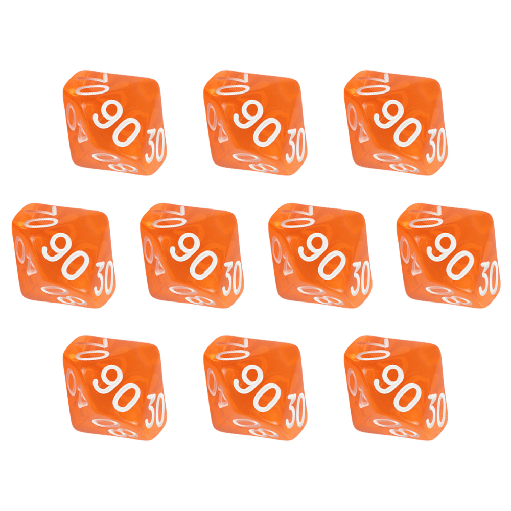 D10(00-90) Dice Set 10pcs Tran - Board Game Digital recensione e prezzo