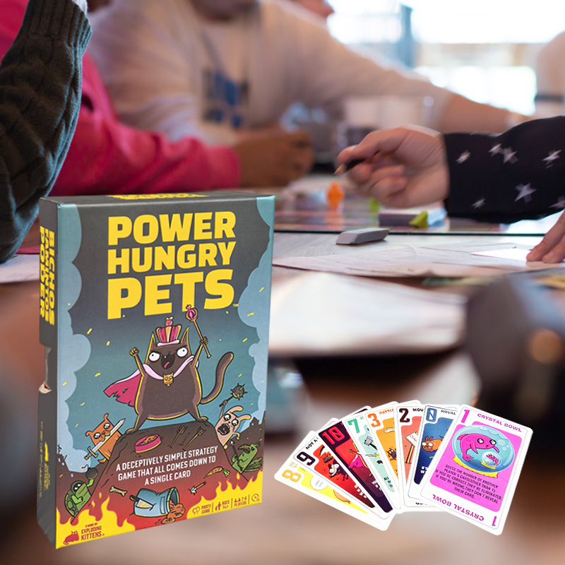 Power Hungry Pets Card Game Bo - Board Game Quiz recensione e prezzo