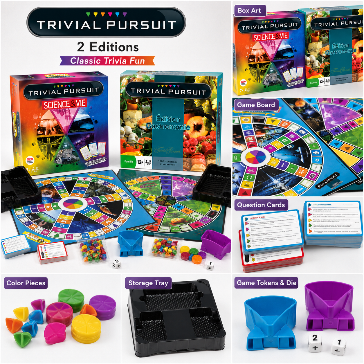 Trivia Quiz Board Game Set, Cl - Board Game Quiz recensione e prezzo