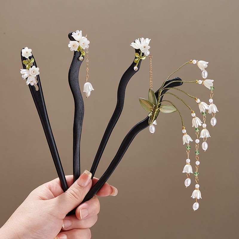Wooden Flower Hairpin Vintage  - Board Game Go recensione e prezzo