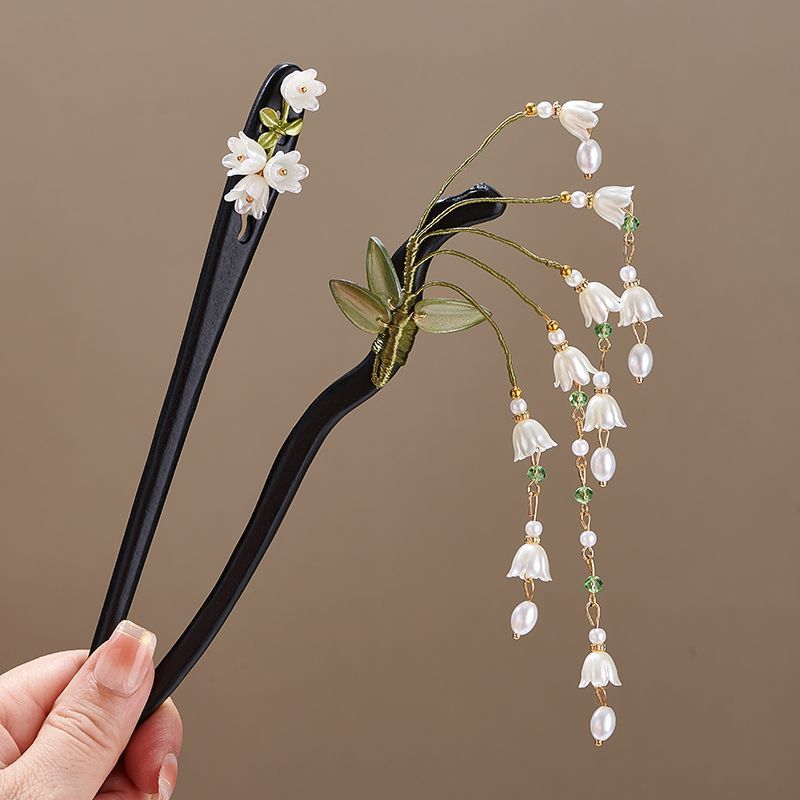 Wooden Flower Hairpin Vintage  - Board Game Go recensione e prezzo