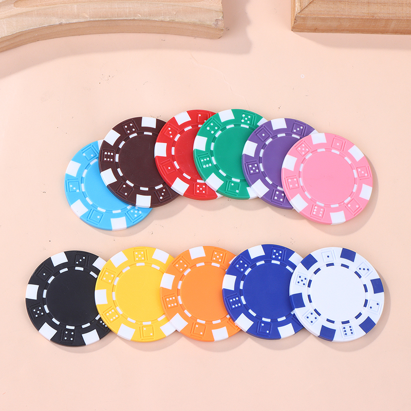 B*10 Pcs 11.5g ABS Plastic Pok - Board Game With Chips recensione e prezzo
