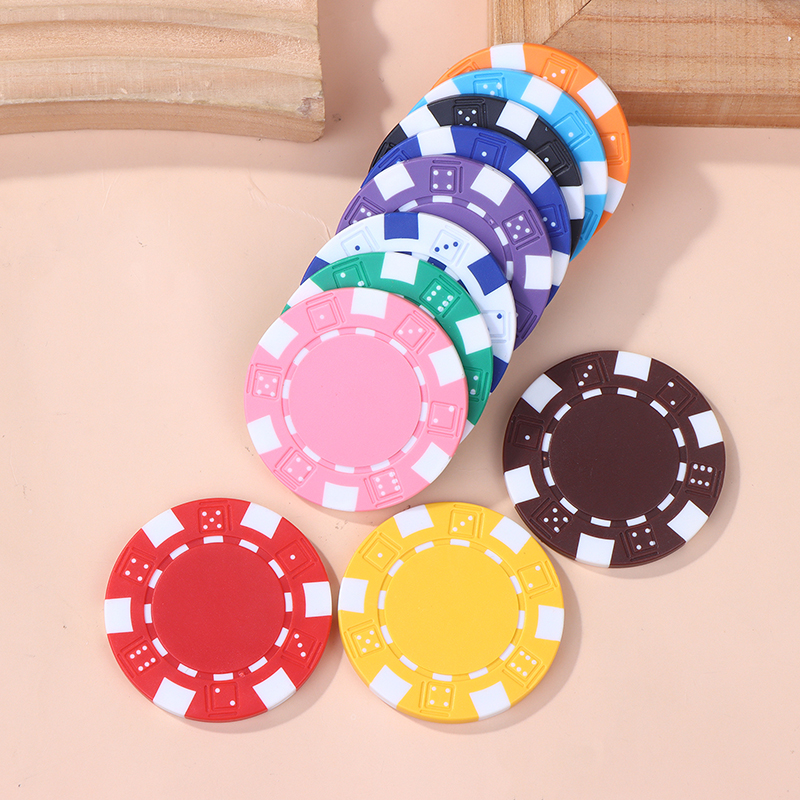 B*10 Pcs 11.5g ABS Plastic Pok - Board Game With Chips recensione e prezzo