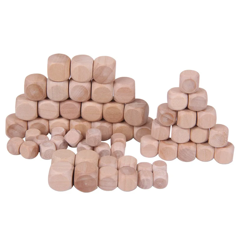 10pcs D6 6 Sided Blank Wood Di - Dice Tower Wooden recensione e prezzo