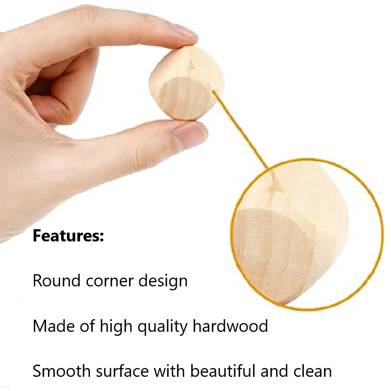 10pcs D6 6 Sided Blank Wood Di - Dice Tower Wooden recensione e prezzo