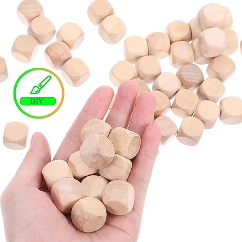 10pcs D6 6 Sided Blank Wood Di - Dice Tower Wooden recensione e prezzo