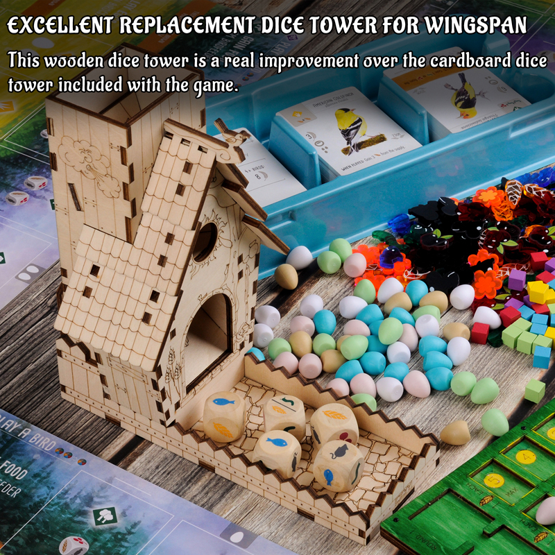 CZYY Bird Feeder Dice Tower wi - Dice Tower Wooden recensione e prezzo
