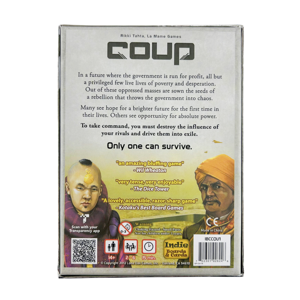 Boards and Cards | Coup | Card - Board Game Risk recensione e prezzo