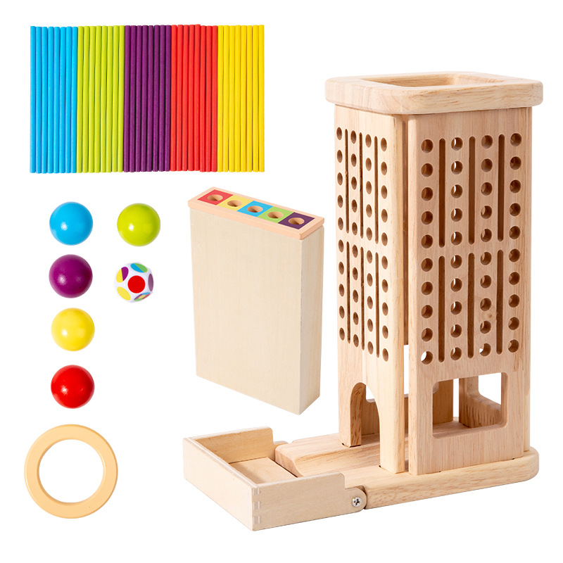 Wooden Stick Tower Toy With St - Dice Tower Wooden recensione e prezzo