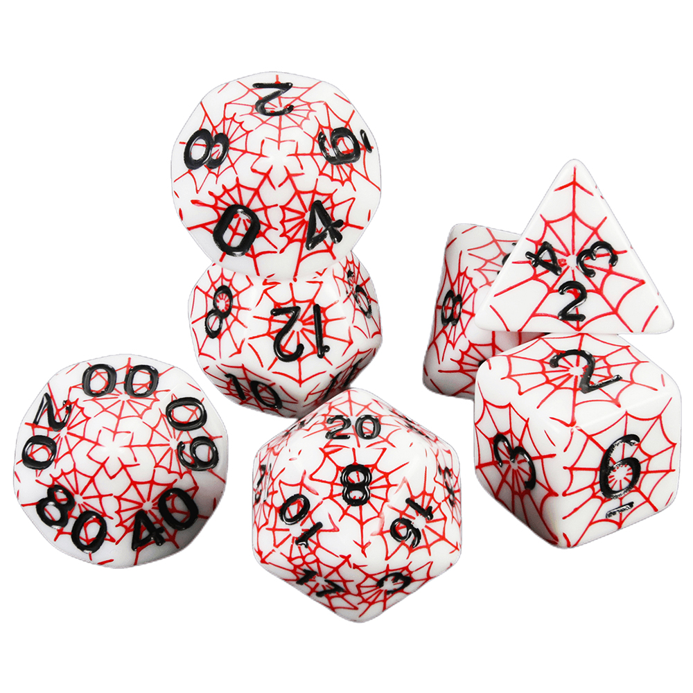 DND Dice Set in Spider Web Des - Board Game Web recensione e prezzo