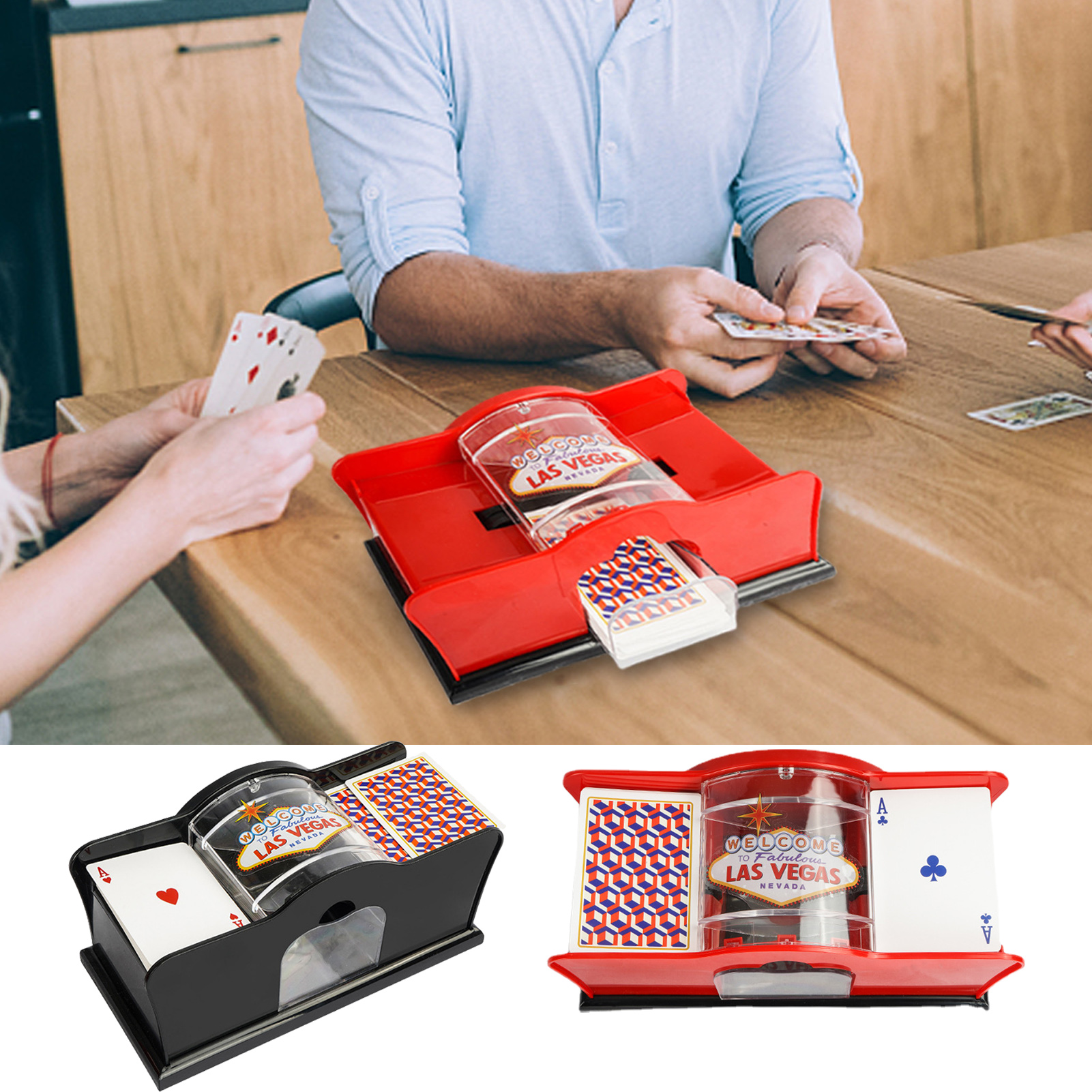 Manual Poker Card Shuffler Shu - Board Game With Chips recensione e prezzo