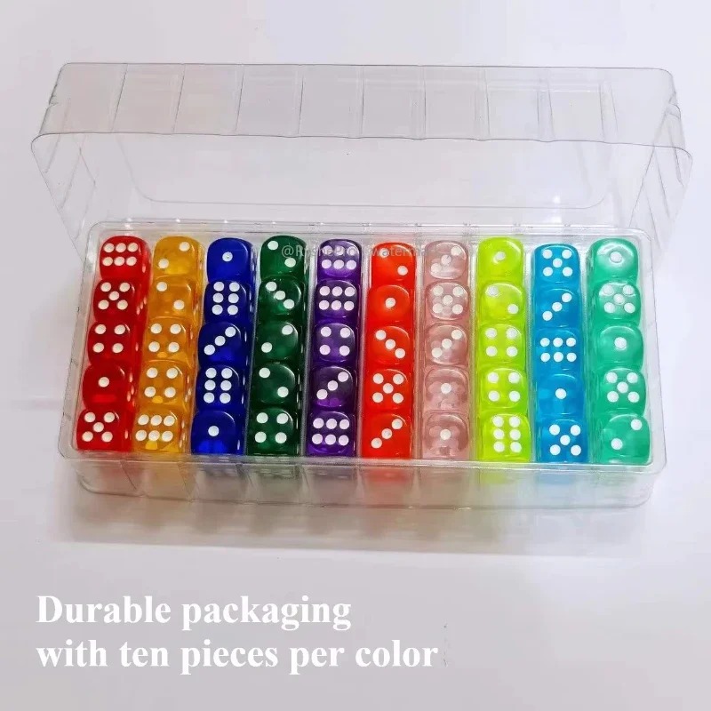 100 Pieces Colored Dices 14mm  - Board Game Digital recensione e prezzo