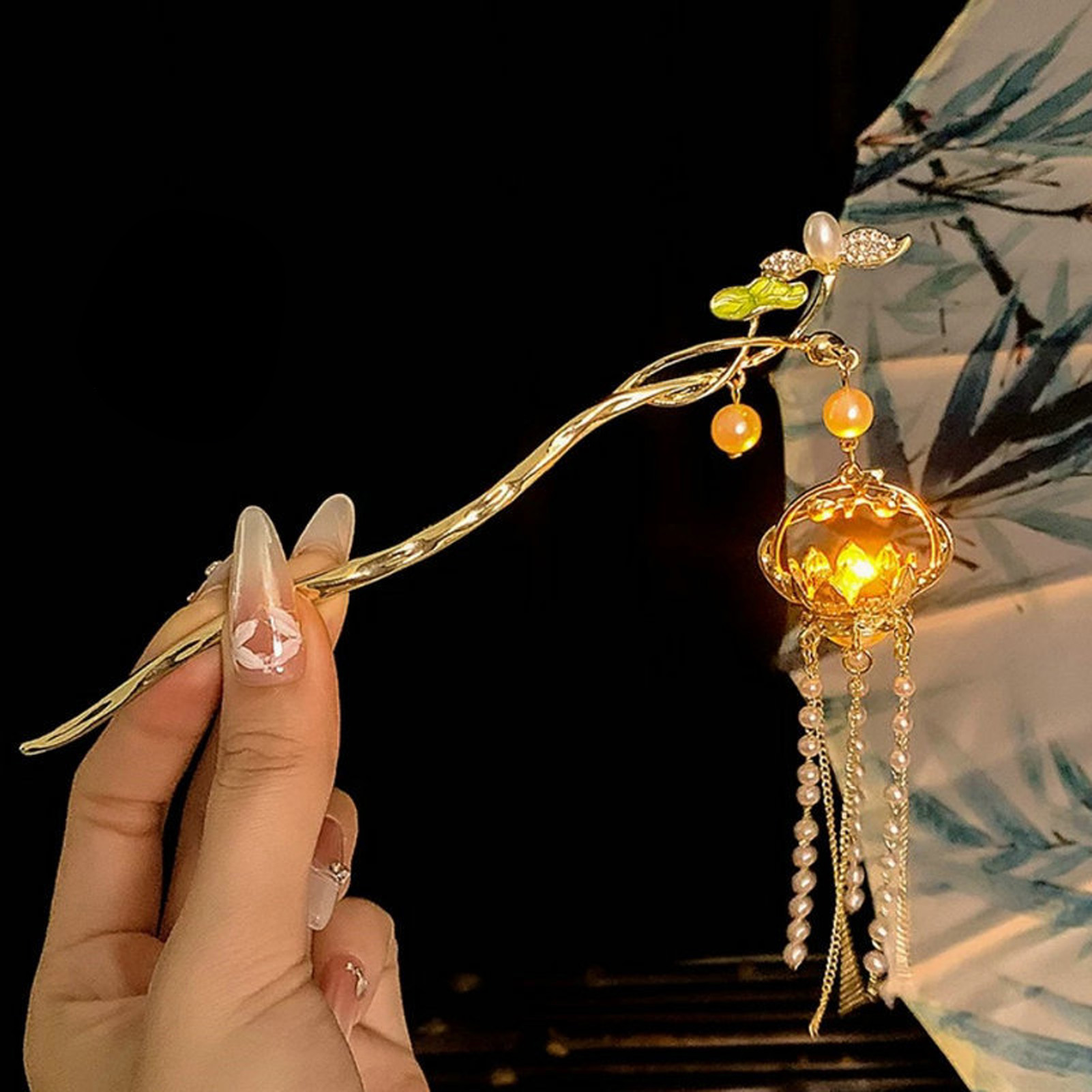 Luminous Flower Hairpin For Wo - Board Game Go recensione e prezzo
