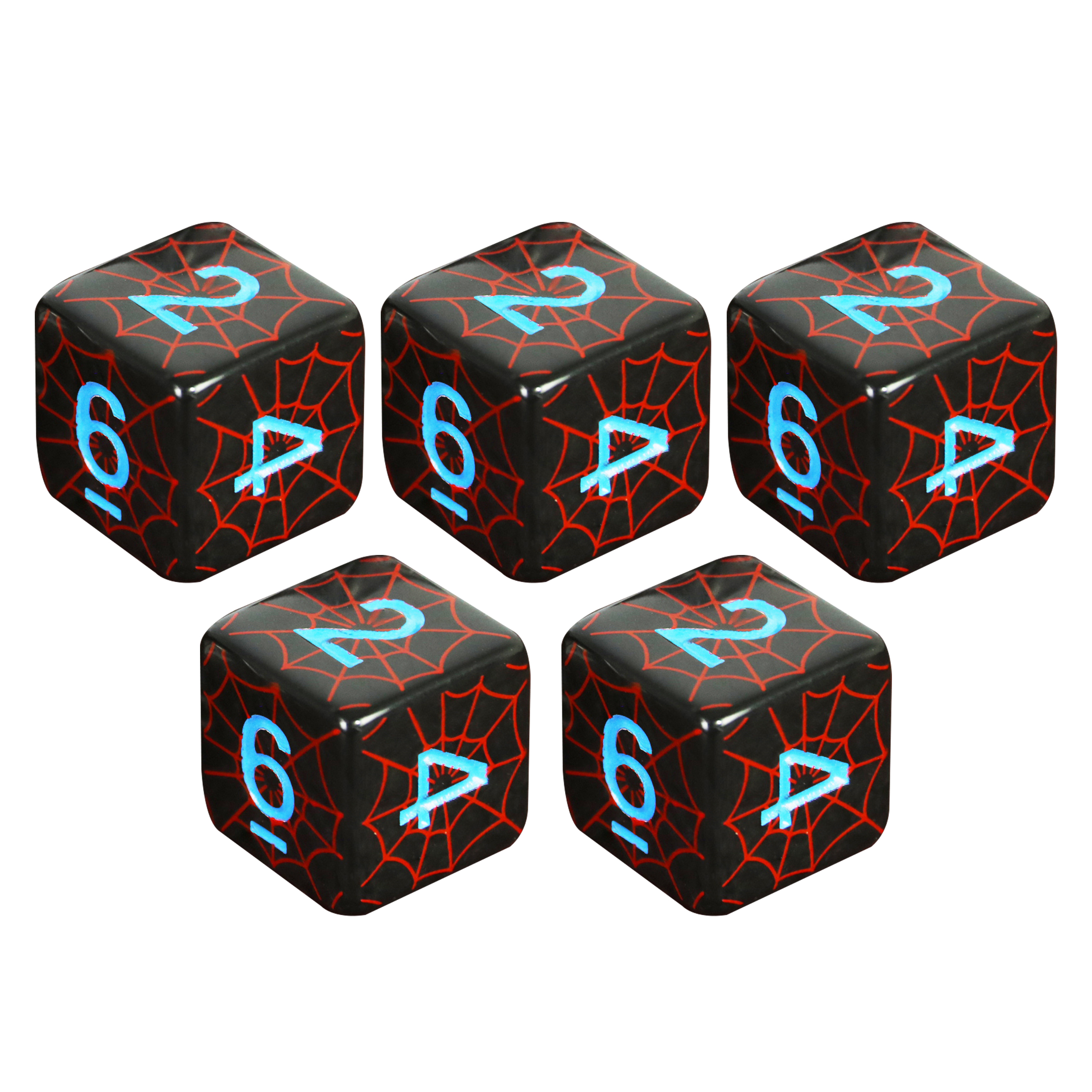 5pcs/set 6 Sided Dice D6 Digit - Board Game Web recensione e prezzo