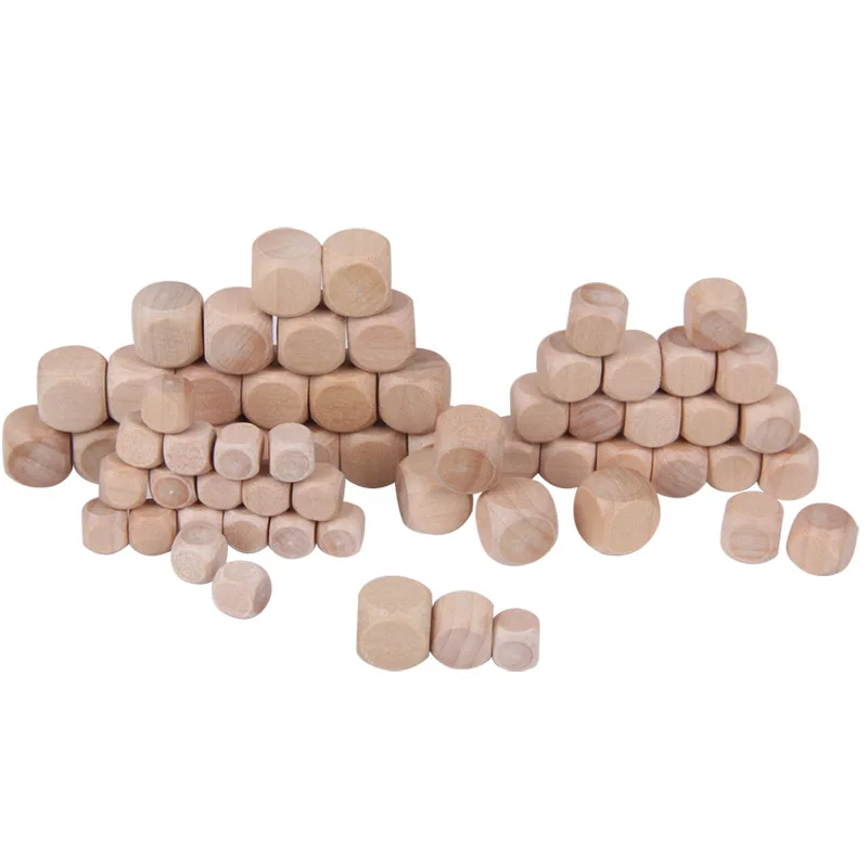 10pcs/Lot D6 6 Sided Blank Woo - Dice Tower Wooden recensione e prezzo