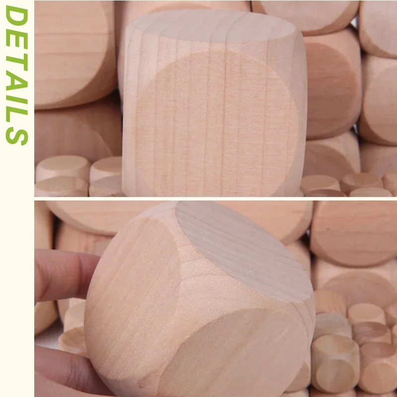 10pcs/Lot D6 6 Sided Blank Woo - Dice Tower Wooden recensione e prezzo