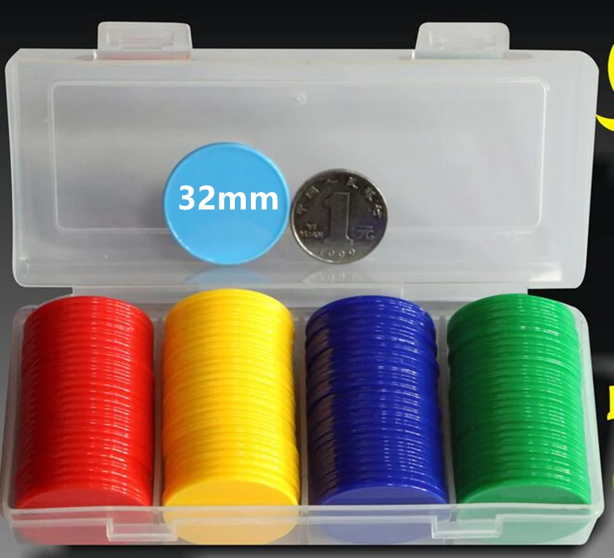 32MM 100PCS With Box Poker Chi - Board Game With Chips recensione e prezzo